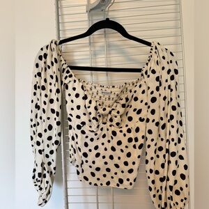 Reformation Women's Polka Dot Top